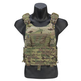 Porte plaque tactique camouflage multicam avant