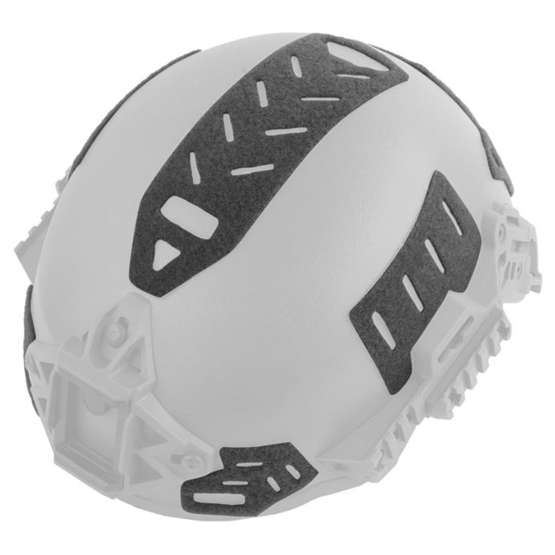 Velcros casque militaire gris accroché