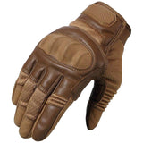 Gants en Cuir Tactiques coyote profil