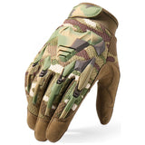 gants tactiques camouflage multicam face