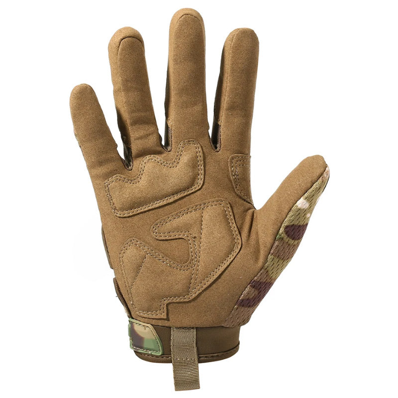 gants tactiques camouflage multicam paume