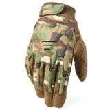 gants tactiques camouflage multicam vue de face