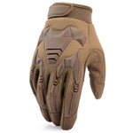 gants tactiques coyote face