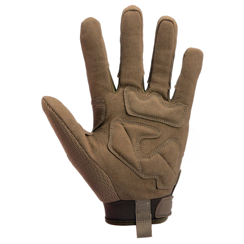 gants tactiques coyote paume