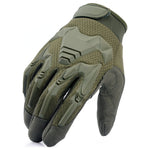 gants tactiques vert olive face