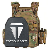 gilet pare-balles kalachnikov camouflage multicam avec plaque