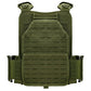 Gilet pare-balles kalachnikov vert olive dos