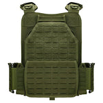 Gilet pare-balles kalachnikov vert olive dos