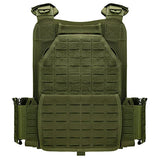 Gilet pare-balles kalachnikov vert olive dos