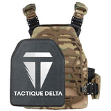 gilet pare-balles ultra léger camouflage multicam avec plaque