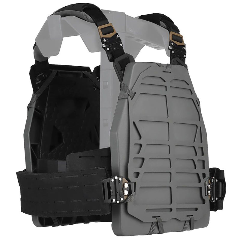 gilet pare balles ultra léger gris latéral