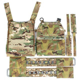 Gilet tactique molle camouflage multicam détails