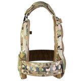 Gilet tactique molle camouflage multicam profil