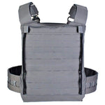 Gilet tactique molle gris dos