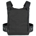 Gilet tactique molle noir dos