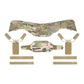 plaque balistique cou camouflage multicam attache gilet