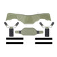 plaque balistique cou vert attache gilet