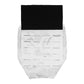 plaque balistique pelvienne blanc