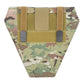 plaque balistique pelvienne camouflage multicam taille triangle dos