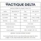 plaque balistique pelvienne caractéristique taille m