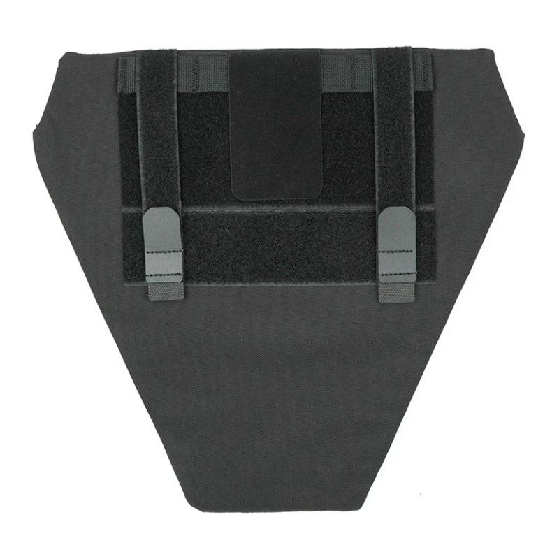 plaque balistique pelvienne noir taille triangle dos