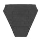 plaque balistique pelvienne noir taille triangle