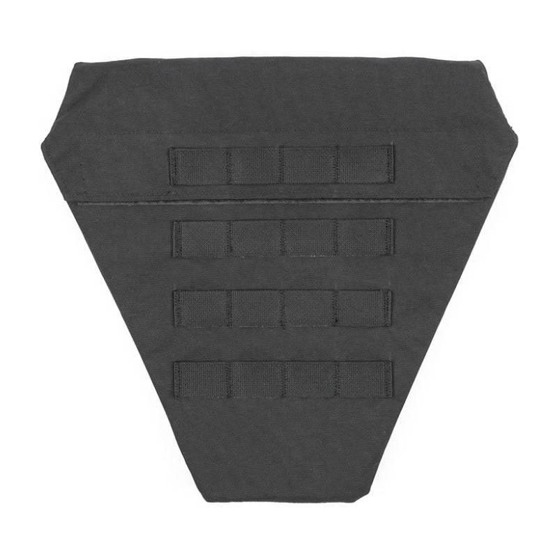 plaque balistique pelvienne noir taille triangle