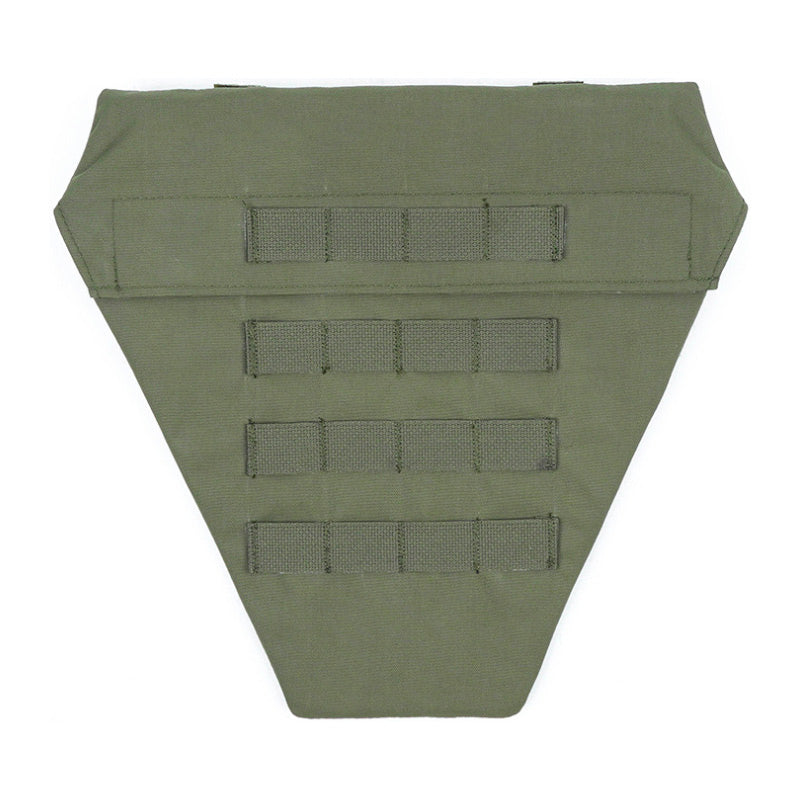 plaque balistique pelvienne vert taille triangle
