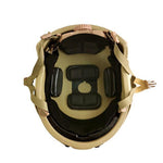 Casque Balistique coyote dessous