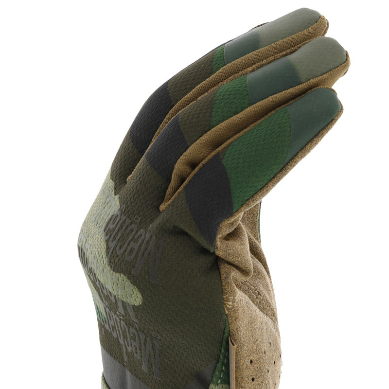 Gants Mechanix Fast Fit Camouflage Forêt Profil Doigts