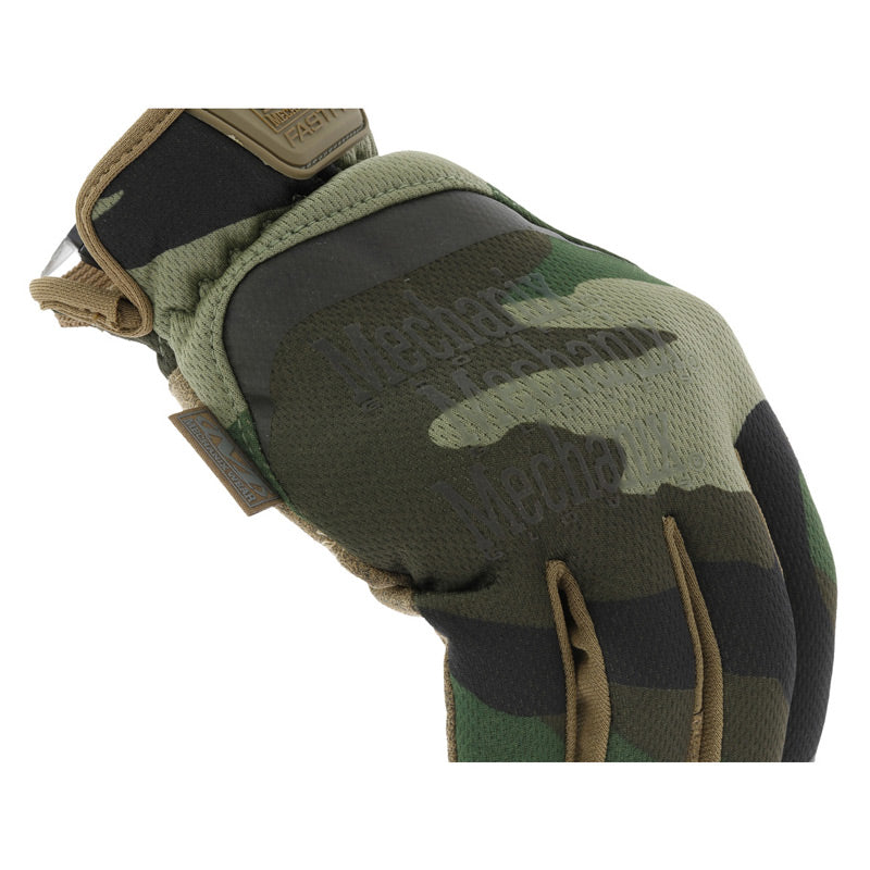 Gants Mechanix Fast Fit Camouflage Forêt Profil Incliné