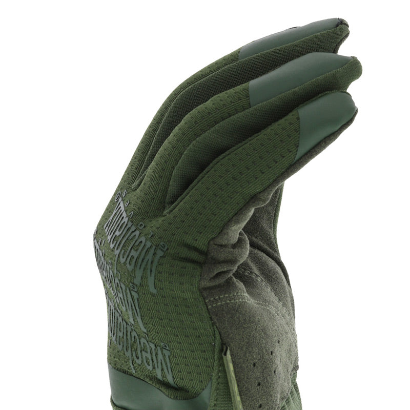 Gants Mechanix Fast Fit Vert Olive Profil Doigts