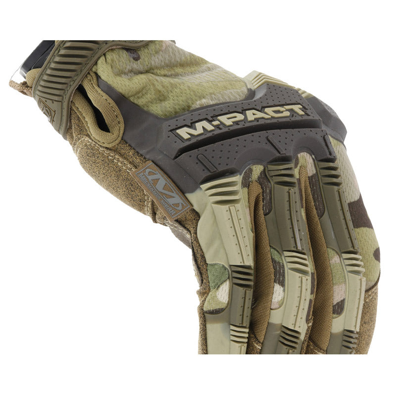 Gants Mechanix M-PACT Camouflage Multicam Profil Extérieur Global