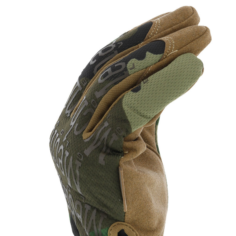 Gants Mechanix Original Camouflage Forêt Profil Doigts