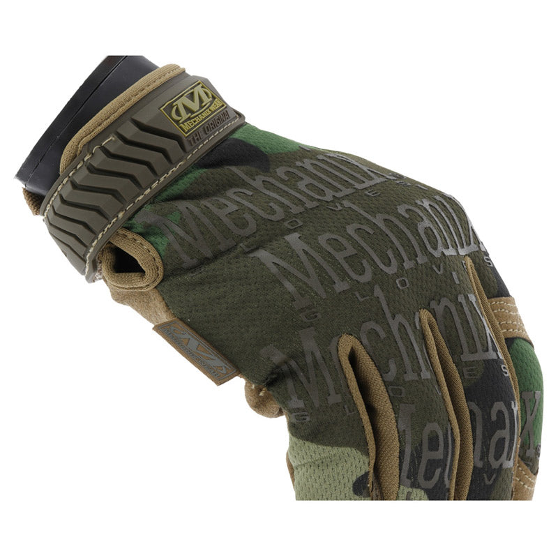 Gants Mechanix Original Camouflage Forêt Profil Incliné