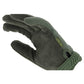 Gants Mechanix Original Vert Olive Profil Intérieur