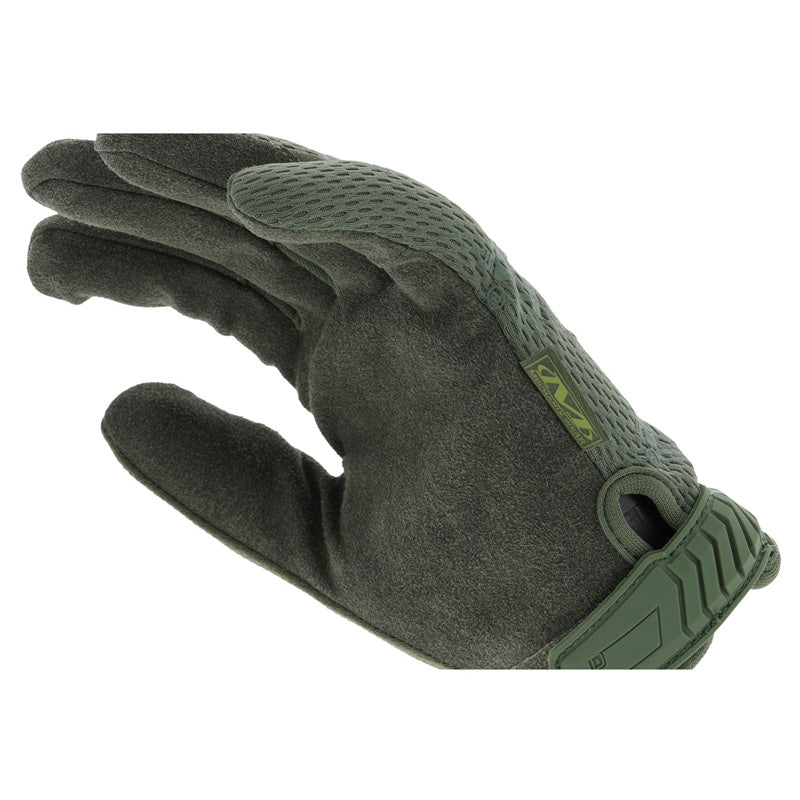 Gants Mechanix Original Vert Olive Profil Intérieur