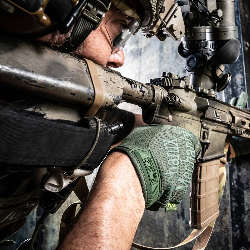 Gants Mechanix Original Vert Olive Tir Militaire