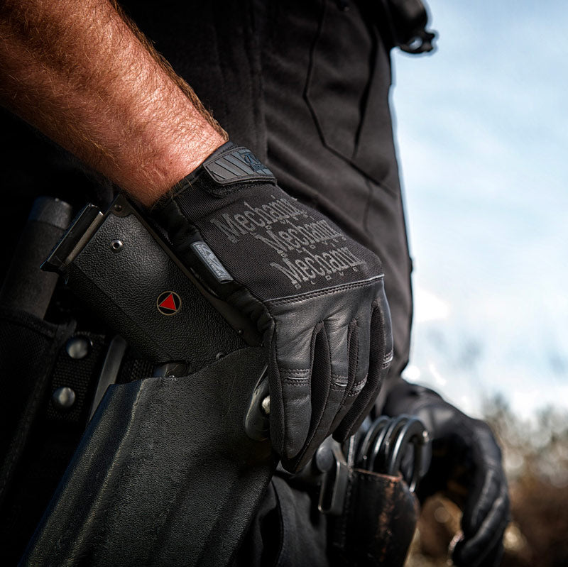 Gants Mechanix Recon Noir police profil