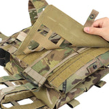 Gilet pare-balles militaire américain camouflage multicam cummerbund avant