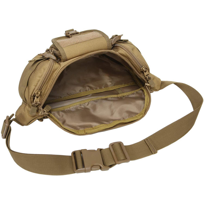 Sac Bandouliere Homme Militaire ouverte