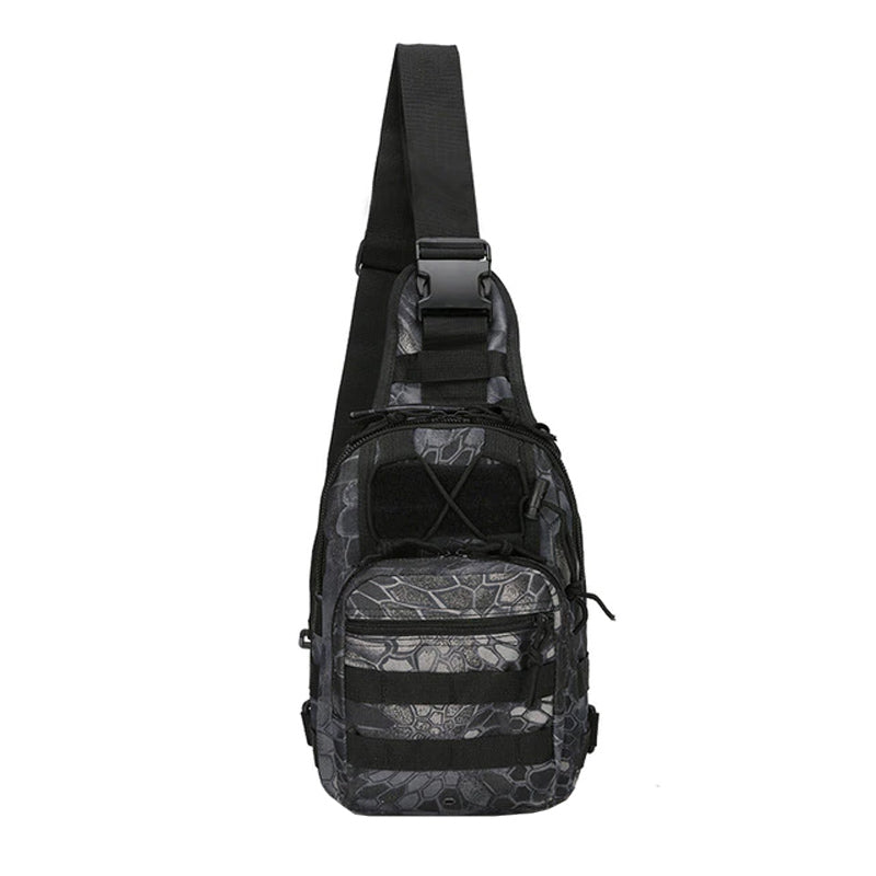 Sac Bandoulière Militaire camouflage noir
