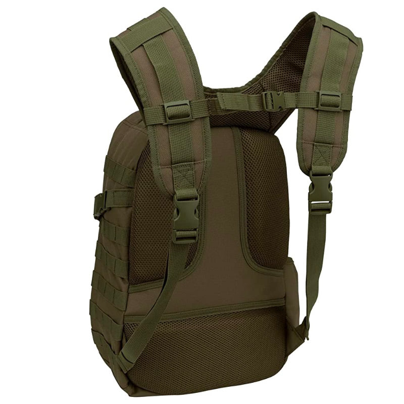 Sac Militaire 20L vert olive dos latéral