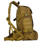 Sac à Dos Militaire Tactique coyote profil