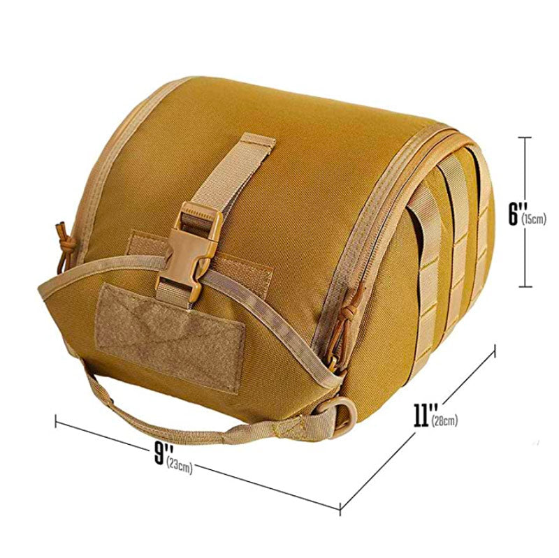 Sac casque militaire coyote mesure