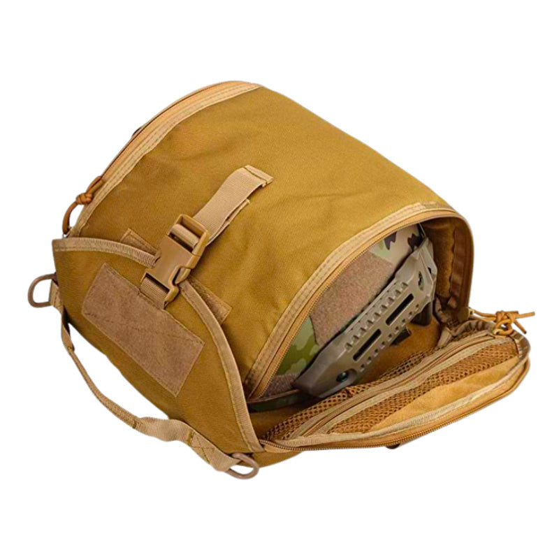 Sac casque militaire coyote profil global