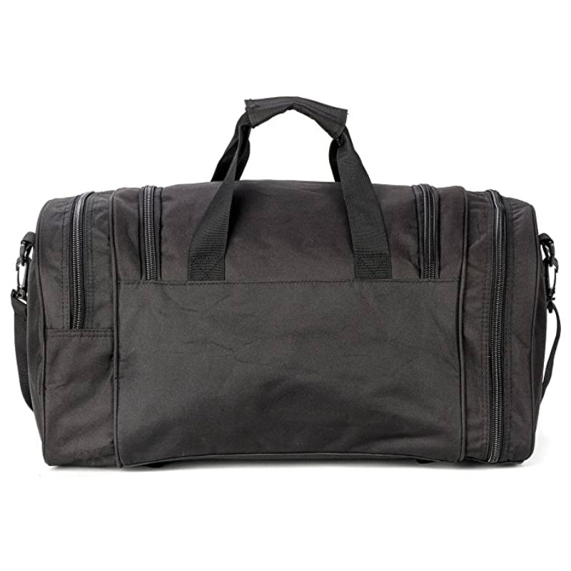 Sac de Sport Militaire Noir profil