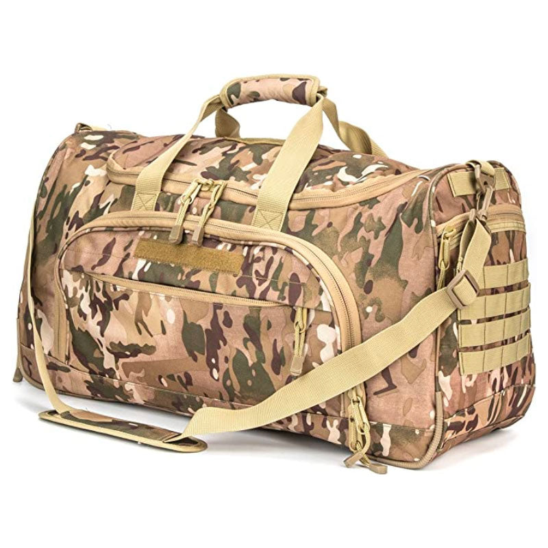 Sac de Sport Militaire camouflage multicam profil latéral