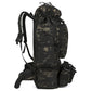 Sac militaire 100L camouflage nocturne profil
