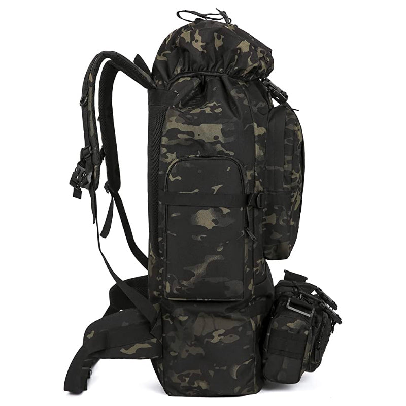 Sac militaire 100L camouflage nocturne profil